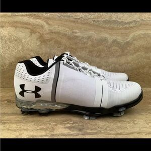 Under Armour UA Spieth One Mens Golf Shoes White Black size 7